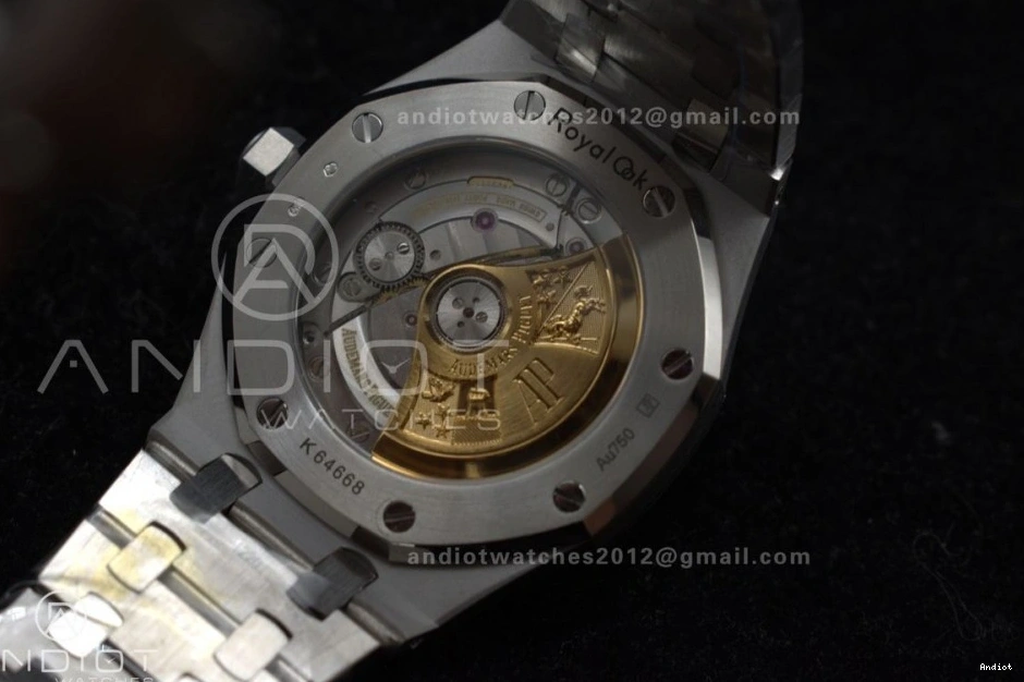 Royal SA3120 SS Oak 37mm Edition on APSF 1:1 Dial Clone Grey Frosted 15454 Best Bracelet SS Textured Super 0516